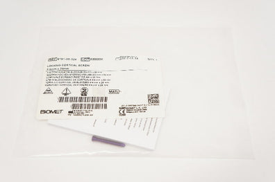 Biomet 8161-35-024 Locking Cortical Screw 3.5mm x 24mm
